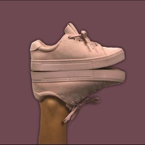 Millennial Pink Suede Monochrome Sneakers